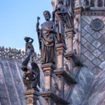 statues de la flèche de Notre-Dame